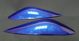 Накладки на фары широкие (реснички) для Mitsubishi Lancer 9 (2003-2010)